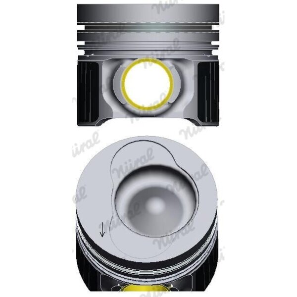 NÜRAL 87-421000-30 Kolben