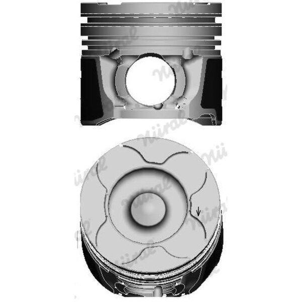 NÜRAL 87-424000-00 Kolben