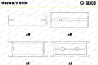 GLYCO H1298/7 STD Kurbelwellenlagerschale