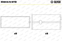 GLYCO H1013/5 STD Kurbelwellenlagerschale