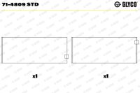 GLYCO 71-4809 STD Pleuellagerschale