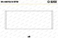 GLYCO 01-4872/3 STD Pleuellagerschale