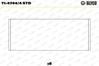 GLYCO 71-4744/4 STD Pleuellagerschale