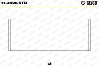 GLYCO 71-3926 STD Pleuellagerschale