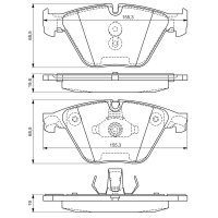 BOSCH 0 986 494 549 Bremsbelagsatz, Scheibenbremse