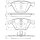 BOSCH 0 986 494 549 Bremsbelagsatz, Scheibenbremse