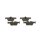 BOSCH 0 986 494 554 Bremsbelagsatz, Scheibenbremse