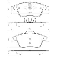 BOSCH 0 986 494 556 Bremsbelagsatz, Scheibenbremse
