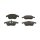 BOSCH 0 986 494 556 Bremsbelagsatz, Scheibenbremse