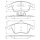 BOSCH 0 986 494 556 Bremsbelagsatz, Scheibenbremse