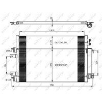 NRF 350086 Kondensator, Klimaanlage