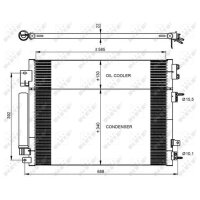 NRF 350088 Kondensator, Klimaanlage