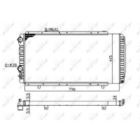 NRF 52062A Kühler, Motorkühlung