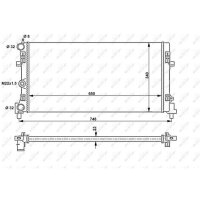 NRF 53024A Kühler, Motorkühlung