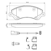 BOSCH 0 986 494 613 Bremsbelagsatz, Scheibenbremse