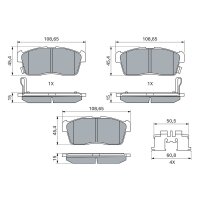 BOSCH 0 986 494 618 Bremsbelagsatz, Scheibenbremse