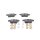 BOSCH 0 986 494 622 Bremsbelagsatz, Scheibenbremse