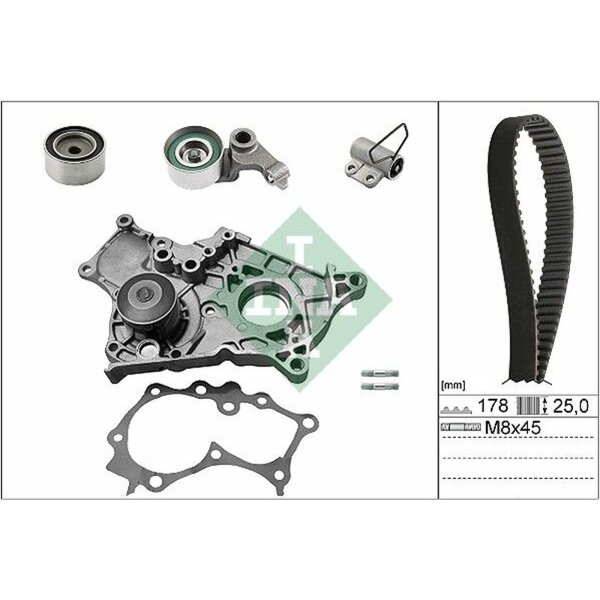 Schaeffler INA 530 0543 30 Wasserpumpe + Zahnriemensatz