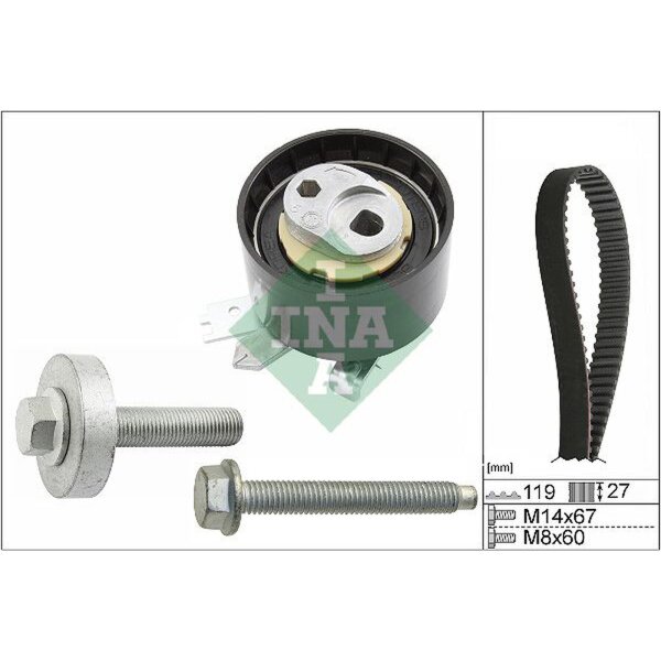 Schaeffler INA 530 0607 10 Zahnriemensatz