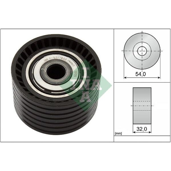 Schaeffler INA 532 0774 10 Umlenk-/Führungsrolle, Zahnriemen