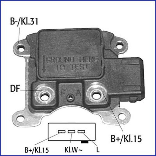 HÜCO 130040 Generatorregler