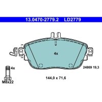 ATE 13.0470-2779.2 Bremsbelagsatz, Scheibenbremse