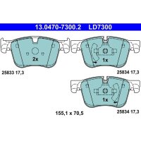 ATE 13.0470-7300.2 Bremsbelagsatz, Scheibenbremse