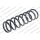 Spiralfeder LESJÖFORS 4259246 Hinterachse - 1 Stück