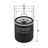 FILTRON OP 595/2 Ölfilter