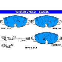 ATE 13.0460-2785.2 Bremsbelagsatz, Scheibenbremse