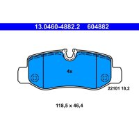 ATE 13.0460-4882.2 Bremsbelagsatz, Scheibenbremse
