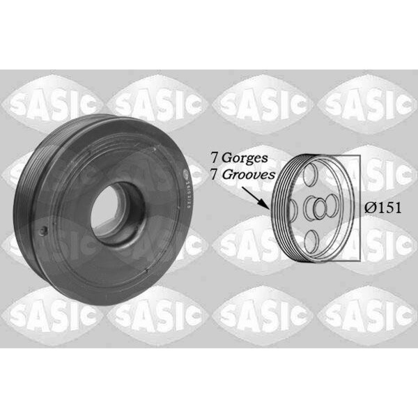 SASIC 2154018 Riemenscheibe, Kurbelwelle
