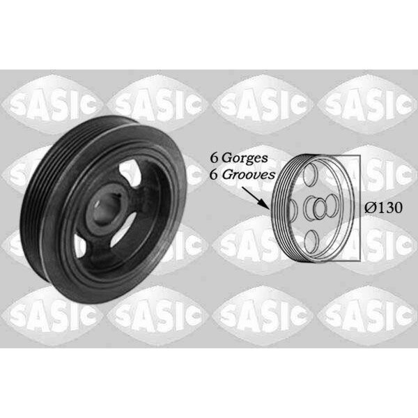 SASIC 2156048 Riemenscheibe, Kurbelwelle