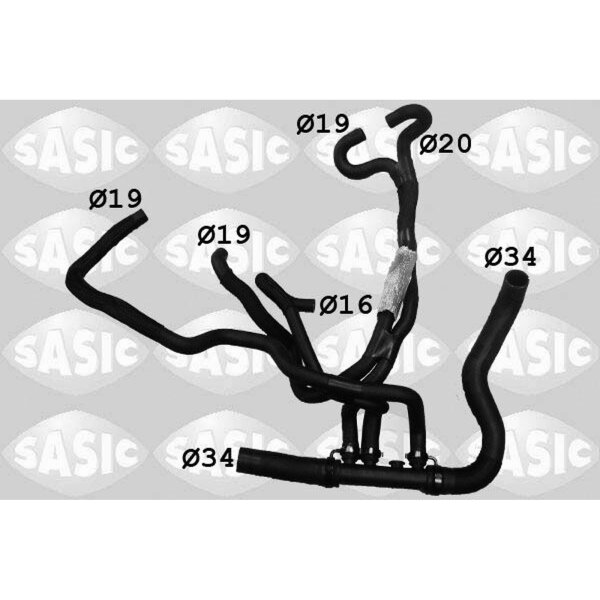 SASIC 3404111 Kühlerschlauch