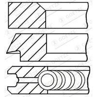 GOETZE ENGINE 08-437000-00 Kolbenringsatz