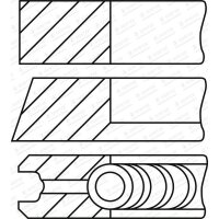 GOETZE ENGINE 08-433100-00 Kolbenringsatz