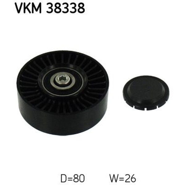 SKF VKM 38338 Umlenk-/Führungsrolle, Keilrippenriemen