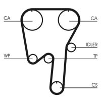 CONTINENTAL CTAM CT979WP2 Wasserpumpe + Zahnriemensatz