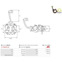 AS-PL SBH3019 Halter, Kohlebürsten