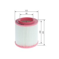 BOSCH F 026 400 443 Luftfilter