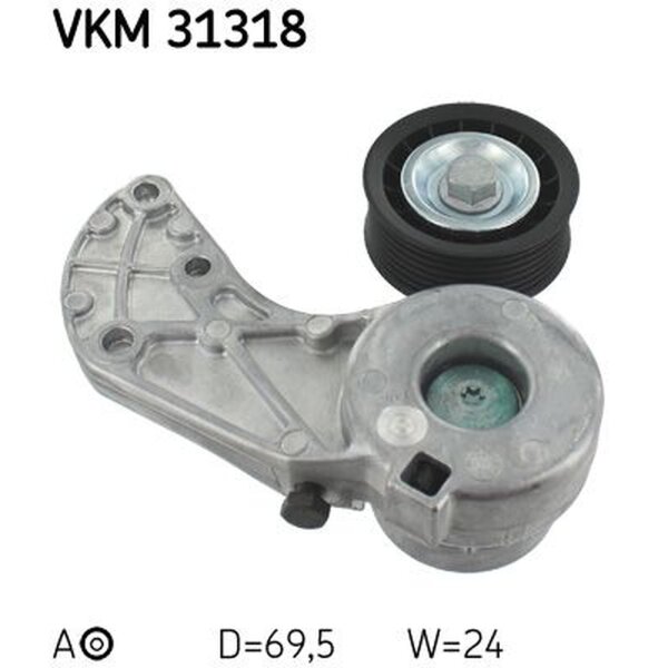 SKF VKM 31318 Riemenspanner, Keilrippenriemen