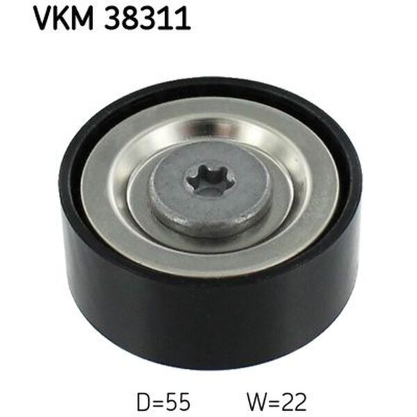 SKF VKM 38311 Umlenk-/Führungsrolle, Keilrippenriemen