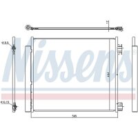 NISSENS 940546 Kondensator, Klimaanlage