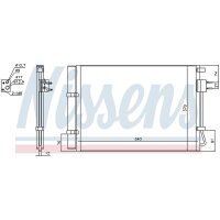 NISSENS 940636 Kondensator, Klimaanlage