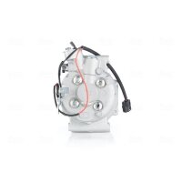Klimakompressor NISSENS 890155 Keilrippenriemen 12V - 1 Stück