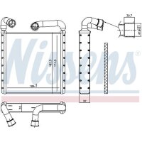 NISSENS 73943 Wärmetauscher, Innenraumheizung