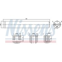 NISSENS 95525 Trockner, Klimaanlage