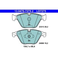 ATE 13.0470-7275.2 Bremsbelagsatz, Scheibenbremse