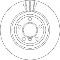 TRW DF6617S Bremsscheibe