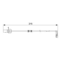 BOSCH 1 987 474 489 Warnkontakt, Bremsbelagverschleiß